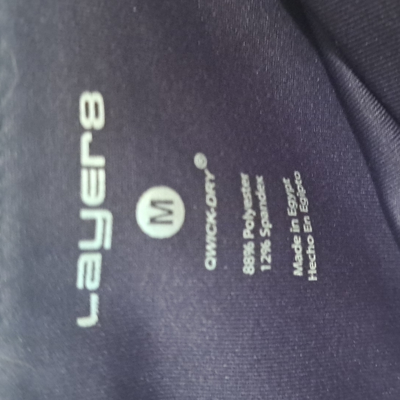 Layer 8 quik dry workout yoga leggings - purple - Picture 3 of 3